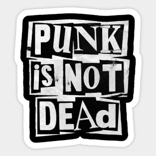 Punk Is Not Dead Sticker